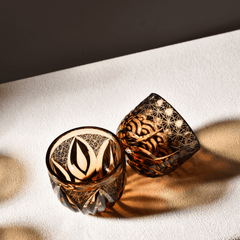 Edo Kiriko Sake Set of 6 | Handcrafted Crystal Sake Cups with Gift Box