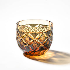 Edo Kiriko Sake Set of 6 | Handcrafted Crystal Sake Cups with Gift Box