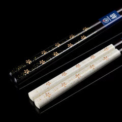 Kawai Cherry Blossom Japanese Handcrafted Couple Chopstick Gift Set