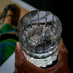 ClayWhispers Multi-Color Edition Dazzling Whisky Glasses With Wooden Box