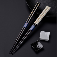 Kawai Cherry Blossom Japanese Handcrafted Couple Chopstick Gift Set