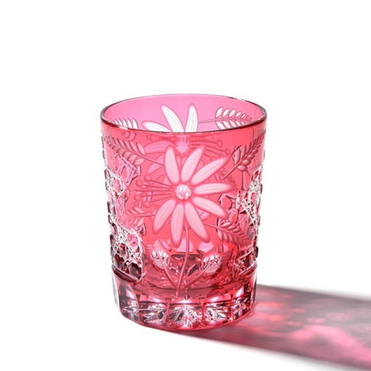Edo Kiriko Sakura Bloom Whisky Glass-400ML