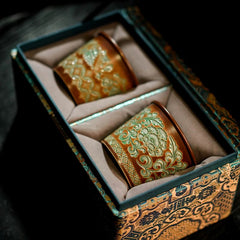 Handmade Tang Dynasty Baoxiang Floral Coffee Cup Set – Ceramic Gift Set