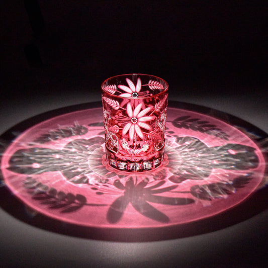 Edo Kiriko Sakura Bloom Whisky Glass-400ML