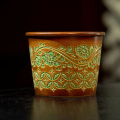 Handmade Tang Dynasty Baoxiang Floral Coffee Cup Set – Ceramic Gift Set