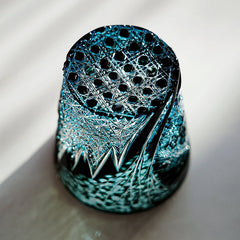 Edo Kiriko Tanma Whisky Glass | Handcrafted Crystal Tumbler with Wooden Gift Box