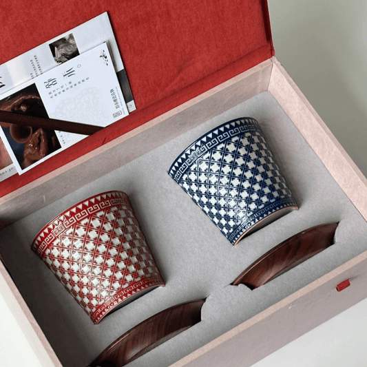 Handcrafted Celadon Coffee Cup with Embossed Design (260ml)