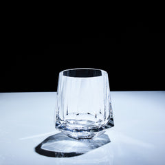 Edo Kiriko Handcrafted Hikari Tsuzumi Whisky Glass