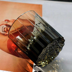 ClayWhispers Multi-Color Edition Dazzling Whisky Glasses With Wooden Box