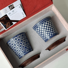 Handcrafted Celadon Coffee Cup with Embossed Design (260ml)