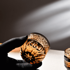 Edo Kiriko Sake Set of 6 | Handcrafted Crystal Sake Cups with Gift Box