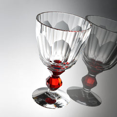 Baccarat Hand Cut Crystal Wine Glasses
