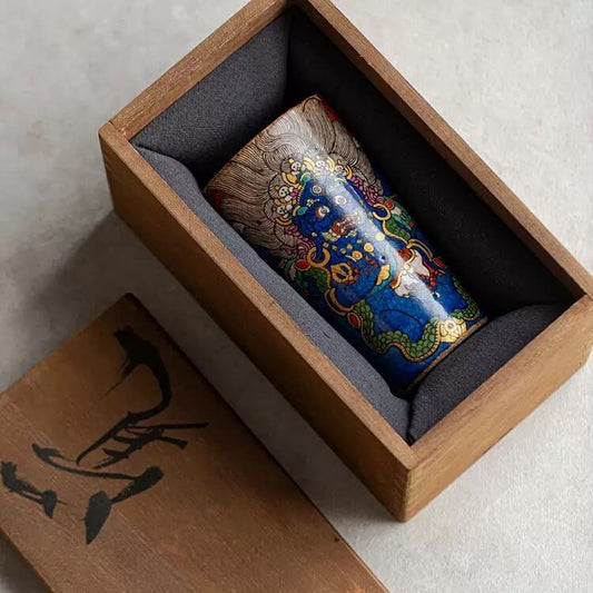 Handcraft Mahakala Cola Glass - Ritual-Inspired Drinkware