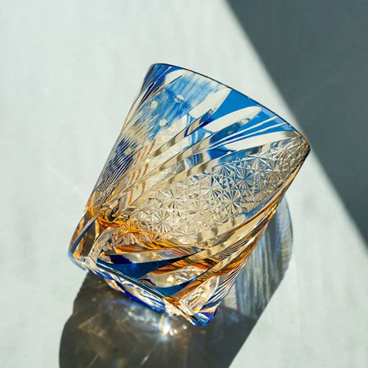 Edo Kiriko Starlight Whiskey Glass