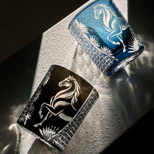 Edo Kiriko Meiba Whisky Glass — Japanese Hand-Cut Art With Gift Box