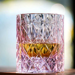 ClayWhispers Handcrafted Celestial Whisky Glass With Wooden Box