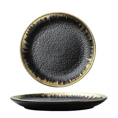 Matte Ceramic Rounded Serving Plates