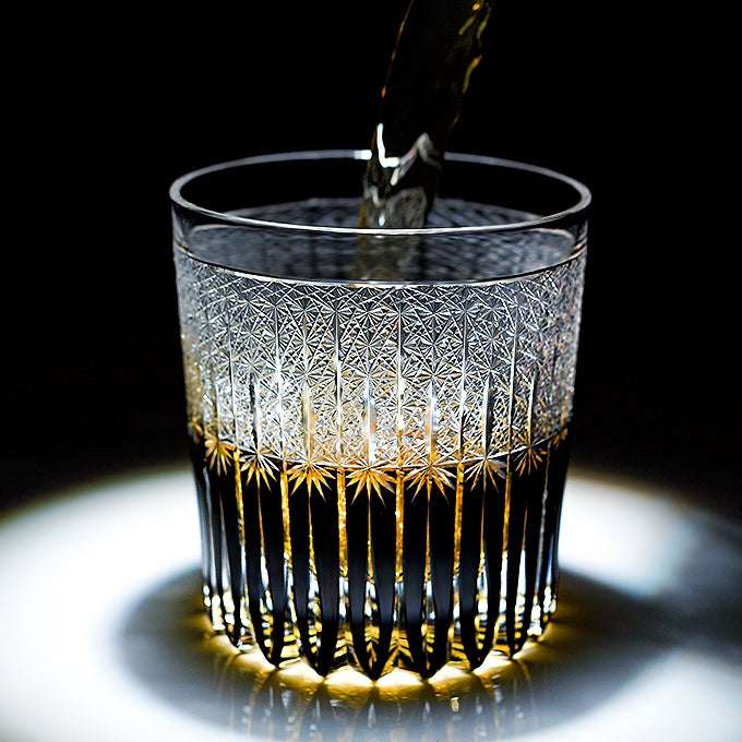 ClayWhispers Handcrafted Stellar Nexus Whisky Glass With Wooden Box
