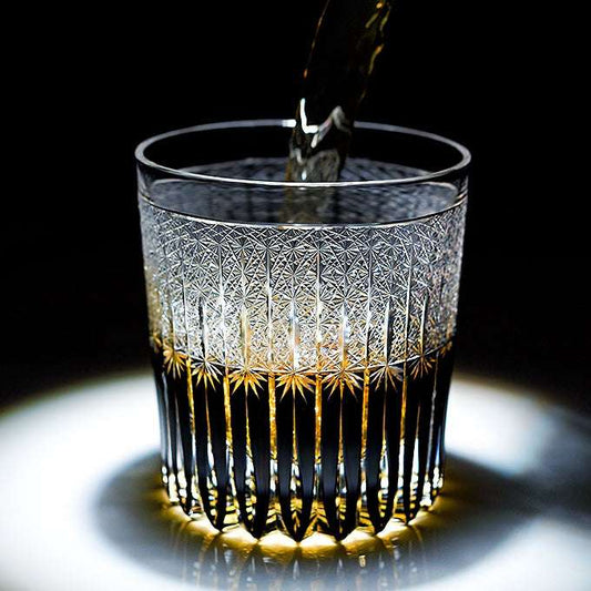 ClayWhispers Handcrafted Stellar Nexus Whisky Glass With Wooden Box