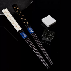 Kawai Cherry Blossom Japanese Handcrafted Couple Chopstick Gift Set