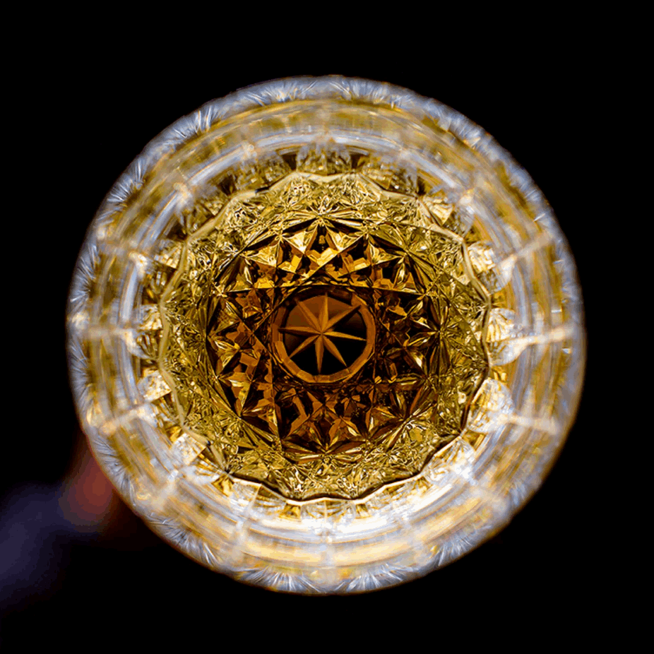 ClayWhispers Multi-Color Edition Dazzling Whisky Glasses With Wooden Box