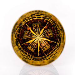 Edo Kiriko Golden Nightfall Hand-Cut Whisky Glass